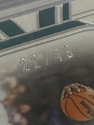 2021-22 Panini National Treasures Clutch Factor PJ Washington Jr. Patch Auto 22/49