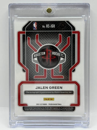 2021-22 Panini Prizm Jalen Green Rookie Auto #RS-JGR