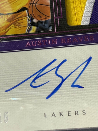 2021-22 Panini One And One Austin Reaves RPA Purple 14/15