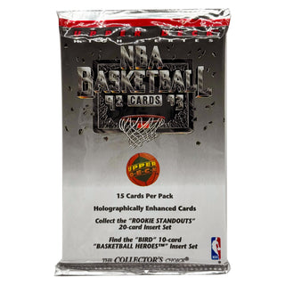 1992-93 Upper Deck High Series NBA Basketball Factory Sealed 15-Card Pack