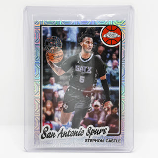 2025-26 Topps Chrome 45th Anniversary Stephon Castle Mojo Refractor #TC-SC