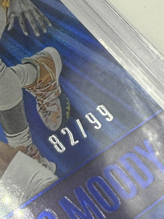 2021-22 Panini Chronicles Essentials Moses Moody Blue RC 82/99