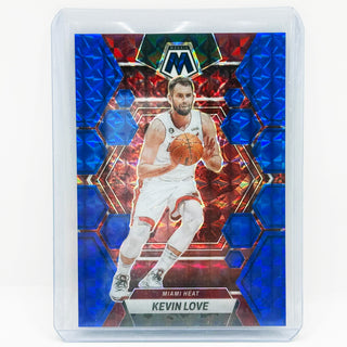 2022-23 Panini Mosaic Kevin Love Blue Mosaic Prizm 052/199