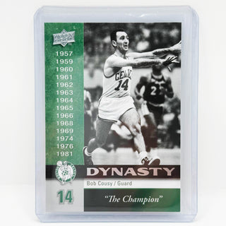 2008-09 Upper Deck Dynasty Bob Cousy "The Champion" #BOS-26