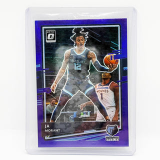2020-21 Panini Donruss Optic Ja Morant Purple Prizm - No. 117