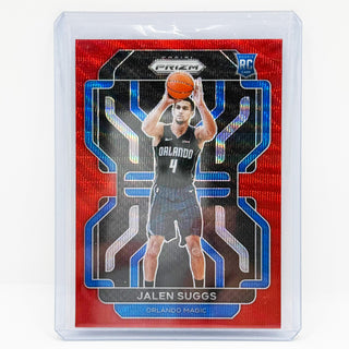 2021-22 Panini Prizm Jalen Suggs Red Wave Prizm RC - No. 314