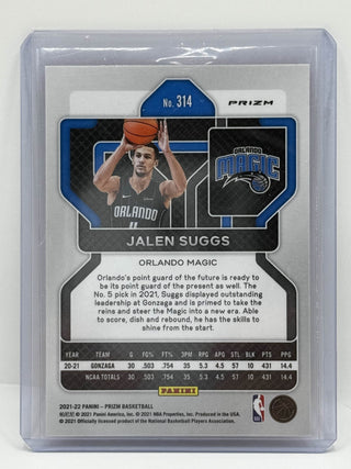 2021-22 Panini Prizm Jalen Suggs Red Wave Prizm RC - No. 314