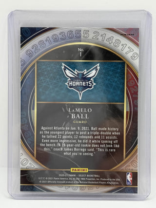 2023-24 Panini Select Numbers LaMelo Ball - No. 1