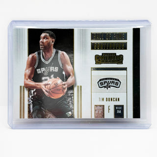 2017-18 Panini Contenders Hall Of Fame Contenders Tim Duncan - No. 2