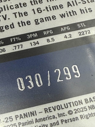 2024-25 Panini Revolution Legends Julius Erving Astro 030/299