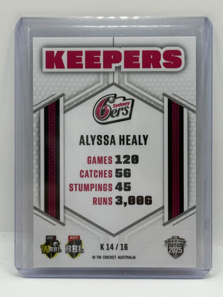 2025 Cricket Australia Traders Keepers Alyssa Healy - K 14/16