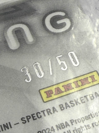 2023-24 Panini Spectra Aspiring Leonard Miller Rookie Auto Green 30/50