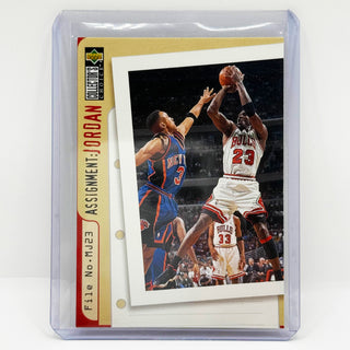 1996 Upper Deck Collectors Choice John Starks Assignment: Jordan - No. 364