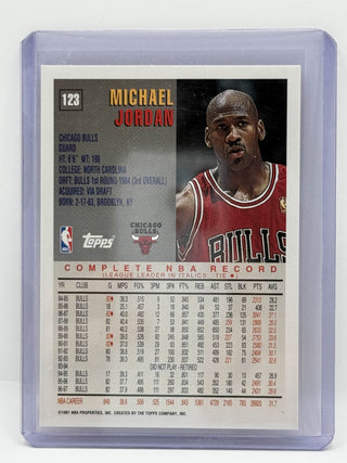 1996-97 Topps Michael Jordan Base - No. 123