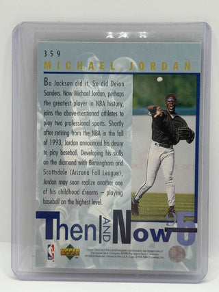 1995 Upper Deck Then & Now Michael Jordan - No. 359