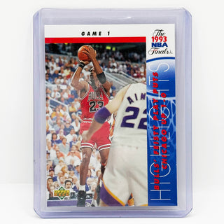 1993-94 Upper Deck Michael Jordan 1993 NBA Finals Game 1 Highlights - No. 198