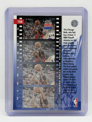 1993-94 Upper Deck Michael Jordan 1993 NBA Finals Game 1 Highlights - No. 198