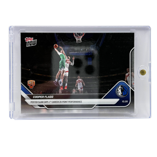 2025 Topps NOW Cooper Flagg Poster Slam Caps 1st Career 20-Point Performance #28