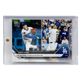 2025 Topps NOW NLCS Shohei Ohtani Game For The Ages: 10 Ks And 3 HRs Seal MLB Lore #884