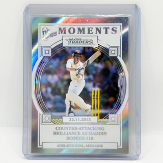 2025 Cricket Australia Traders The Ashes Moments Silver Brad Haddin 066/165 #AMS 19/30