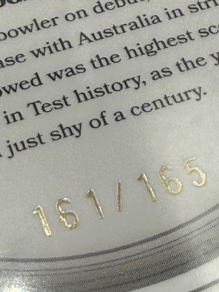 2025 Cricket Australia Traders The Ashes Moments Silver Ashton Agar 161/165 - AMS 18/30