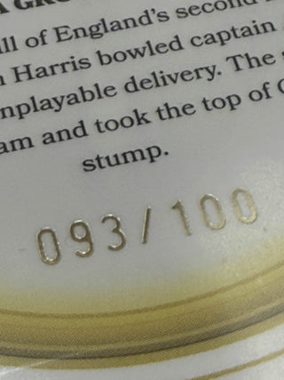 2025 Cricket Australia Traders The Ashes Moments Gold Ryan Harris 093/100 - AMG 20/30