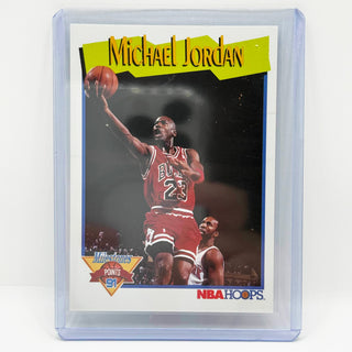 1991-92 NBA Hoops Milestones Michael Jordan - No. 317