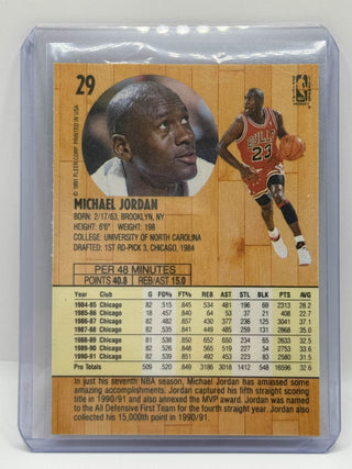 1991 Fleer Michael Jordan Base Blue - No. 29
