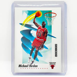 1991-92 SkyBox Michael Jordan Base Dunk - No. 39