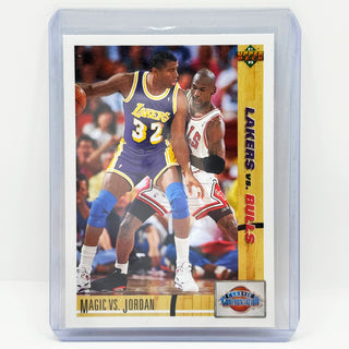 1991-92 Upper Deck Classic Confrontation Magic Vs Jordan - No. 34