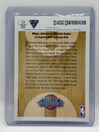 1991-92 Upper Deck Classic Confrontation Magic Vs Jordan - No. 34