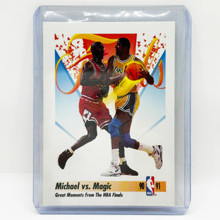 1990-91 SkyBox Michael Vs Magic NBA Finals - No. 333