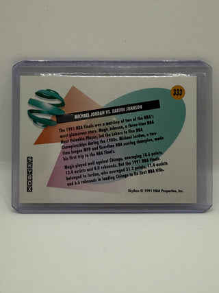 1990-91 SkyBox Michael Vs Magic NBA Finals - No. 333