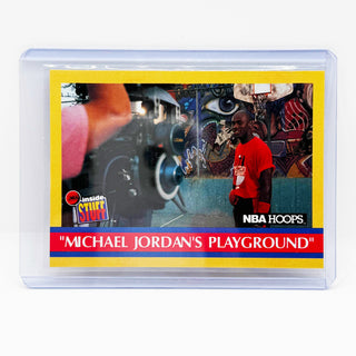 1990 NBA Hoops Inside Stuff Michael Jordan's Playground - No. 382