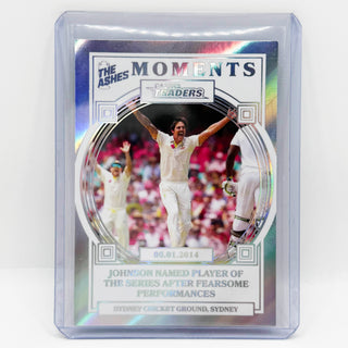 2025 CA Traders The Ashes Moments Silver Mitchell Johnson 047/165 #AMS 21/30