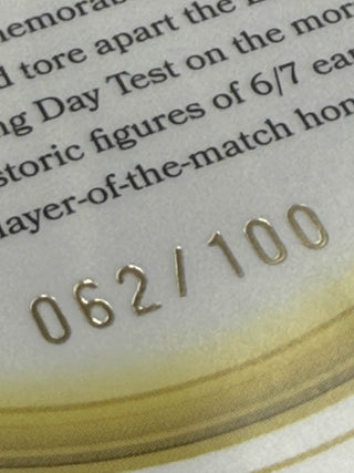 2025 CA Traders The Ashes Moments Gold Scott Boland 062/100 #AMG 26/30