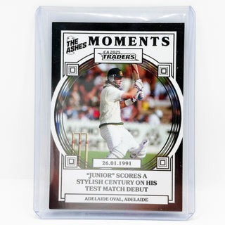 2025 CA Traders The Ashes Moments Platinum Mark Waugh 04/75 #AMP 05/30