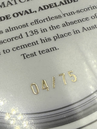 2025 CA Traders The Ashes Moments Platinum Mark Waugh 04/75 #AMP 05/30