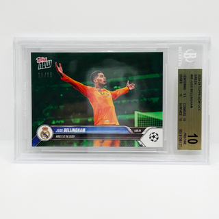 2024-25 Topps NOW Jude Bellingham Green 10/99 BGS Pristine 10