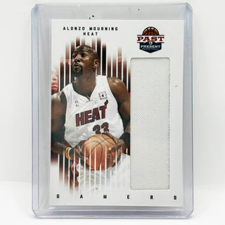2012 Panini Past & Present Gamers Alonzo Mourning Patch - No. 6