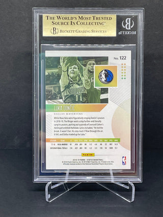 2018-19 Panini Status Luka Doncic Rookie BGS Gem Mint 9.5