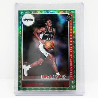2021-22 Panini Hoops NBA 75th Anniversary Joshua Primo Rookie 03/75
