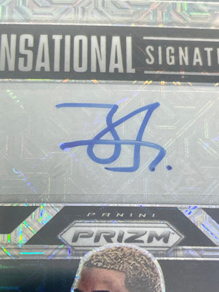 2022-23 Panini Prizm Sensational Signatures Mojo Prizm Jeremy Sochan Rookie BGS 9 Mint (10 Beckett Auto) /25