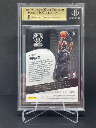 2022-23 Panini Revolution Impact Kyrie Irving BGS 9.5 Gem Mint / 149