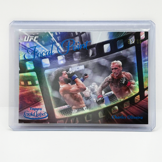 2024 Topps UFC Gold Label Charles Oliveira Focal Point 55/99