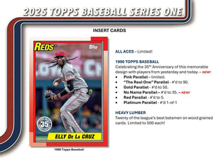 2025 Topps Series 1 Baseball 7-Pack Blaster Box