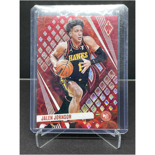 2023-24 Panini Phoenix Jalen Johnson International Red Scope 59/75