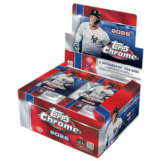 PREORDER: 2026 Topps Chrome Baseball Jumbo Box (PREORDER ETA JULY 22)