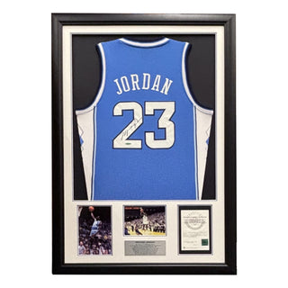 Michael Jordan Signed North Carolina Official Jersey UDA Authenticated