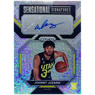 2022-23 Prizm Johnny Juzang Sensational Signatures Rookie Card 12/25